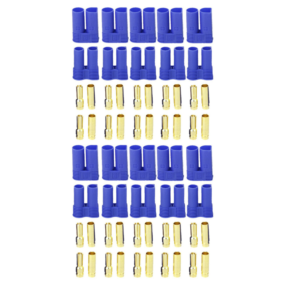 10 Pairs Of Ec5 Banana Plug Bullet Connector Female+Male For Rc Esc Lipo Battery/Motor 6031405323795