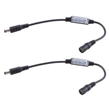 2X telecomando 12A 12V-24V Dimmer per controllore strisce in bianco e nero del nastro LED