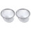 2X teapot diameter 80mm metal mesh tea Leaf spices strainer basket 1