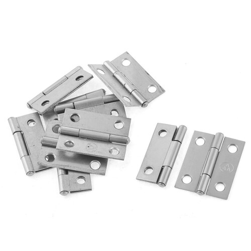 Rectangle Pieghevole Armadio Porta Cerniera Hardware 1.5 pollice 20 Pezzi 1