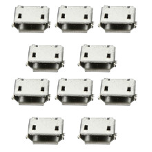 100PZ Micro-USB Tipo B Femmina 5 Pin Smt Presa Jack Connettore Pcb Board