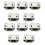 100Pcs Micro USB Type B Female 5Pin SMT Socket Jack Connector Port PCB Board 1