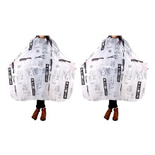 2X Adult Salon Barber Gown Cape Hairdressing Hairdresser Hair Cutting Cloth Black