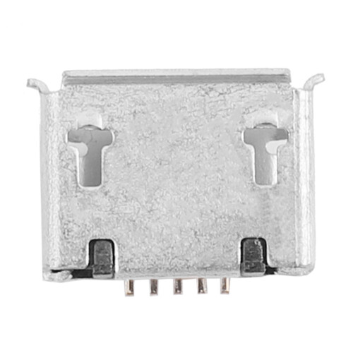 120Pcs Micro-USB Type B Female 5 Pin SMT Placement SMD DIP Socket Connector 2