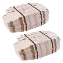 100pcs Suitcase Favor Box Party Favor Candy Box, Vintage Paper with Tags and rope