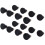 16PCS LED Dot Light 12V Car Auto Boat Round Rocker /OFF TOGGLE SPST 1