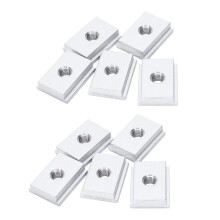 10Pcs M8 T-Track Slider Sliding Nut Aluminum Alloy T Slot Nut For Woodworking Tool Jigs Screw Slot Fastener