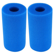 2X Foam Filter Sponge Reusable Biofoam Cleaner Cartridge Sponges for Type a Re-Used Cleaning Swimming Pool