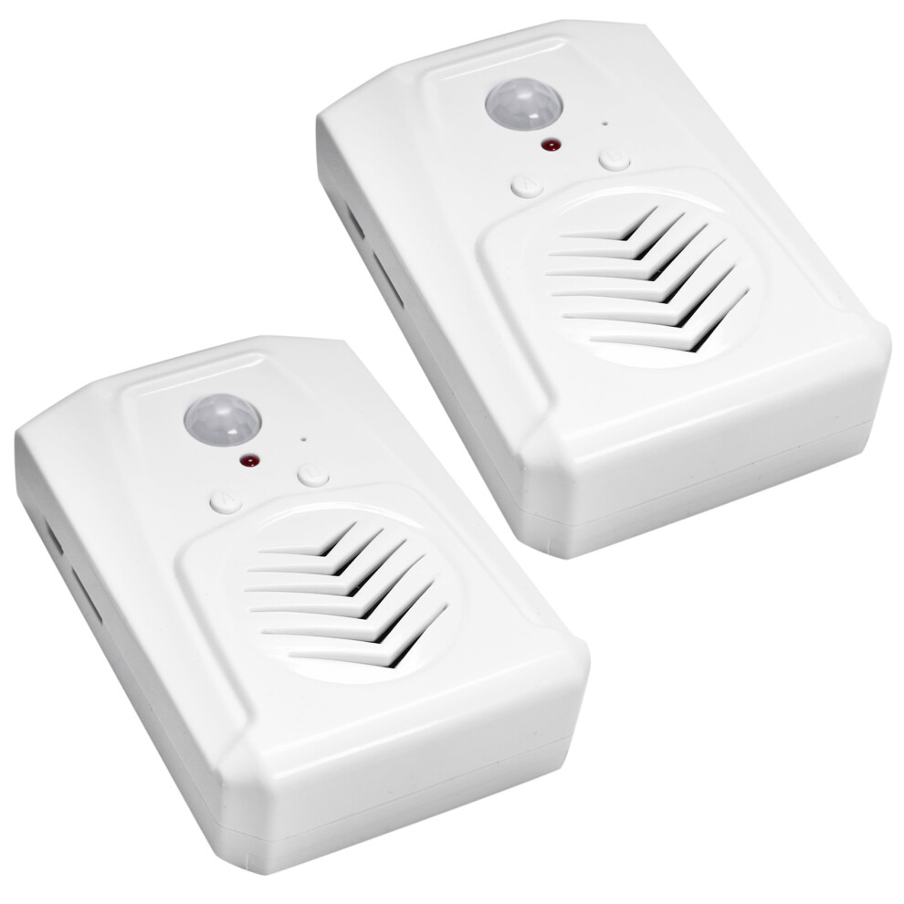 2X Sensor Motion Door Bell Mp3 Infrared Doorbell Wireless Pir Motion Sensor Voice Prompter 6032294879615