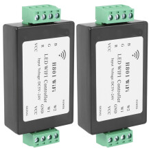2X H801 RGBW LED WIFI Controller LED RGB Controller DC5-24V Input for 5050 2835 3528 SMD LED Strip Light Tape Ribbon