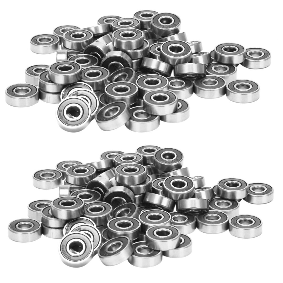 120Pcs/Set 608 2Rs Bearing Abec-5 8X22x7 Mm Deep Carbon Steel Sealed Bearings 6033818953507