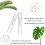 240Pcs Transparent Empty Spray Bottles 3Ml Plastic  Refillable Container Empty Cosmetic Containers 3