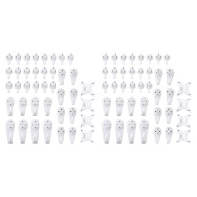 80 StüCk Unsichtbare Nagel Schrauben Wand Haken Bilder HäNger Spurenloser Foto Haken Multifunktion Bild Malerei Rahmen Halter