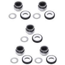5X 12mm Coiled Spring Rubber Bellow Pump Mechanical Seal 301-12