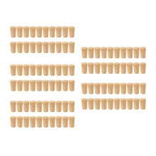100Pcs/Lot Natural Wood Corks Wine Stopper Wood Bottle Stopper Cone Type Wine Bottle Corks Plug Cap Beer Bottle Corks