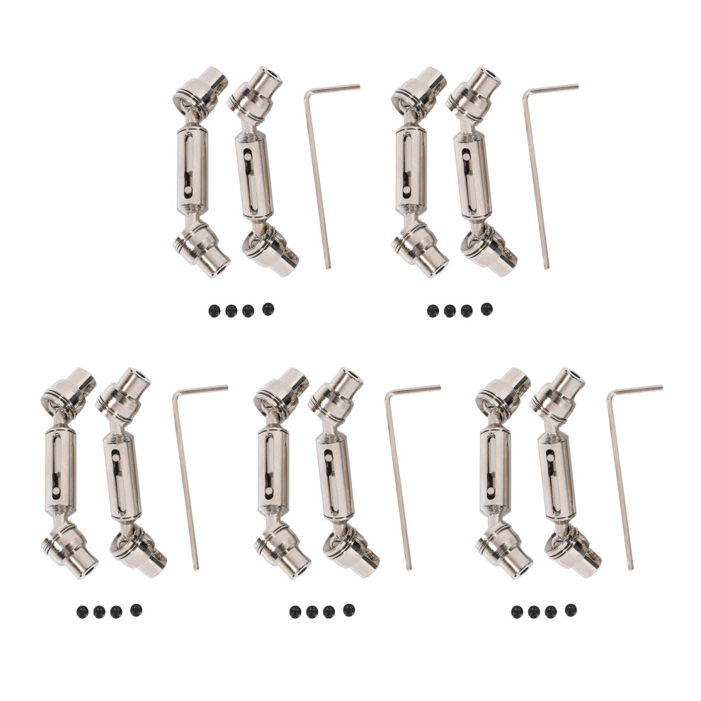 5 Set Ural Truck Rc Car Spare Parts Metal Front Rear Drive Shaft For Henglong Wpl Ural B36 B16 C14 C24 B24 6031854276444