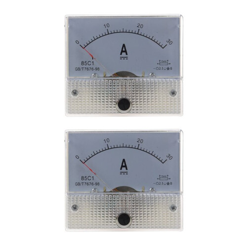 2X 85C1 analogico pannello corrente Meter  30A AMP amperometro