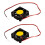 2X 75mm x 30mm  12V 0.36A 2Pin Computer PC Blower Cooling Fan 1