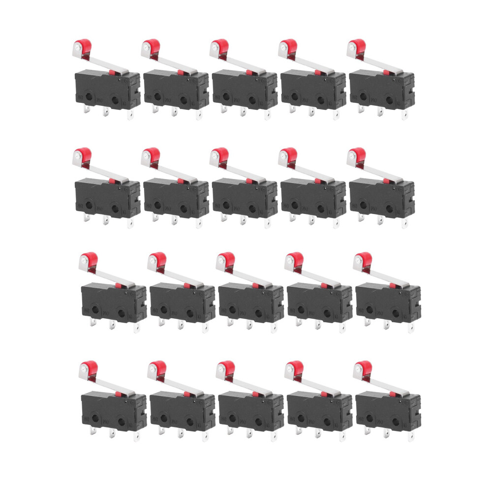 20 Pcs Micro-Limit Roller Lever Arm Spdt Snap Action Lot 4712630766282
