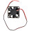 2X 75mm x 30mm  12V 0.36A 2Pin Computer PC Blower Cooling Fan 3