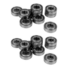20pcs Miniature Rubber Sealed Metal Shielded Metric Radial Bearing Model: 607ZZ 7 X 19 X 6MM