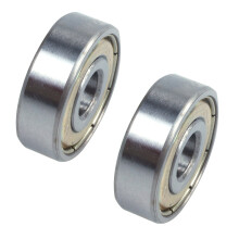 2X Silver Metal 627Z Deep Bearing Bearing 7mm x 22mm x 8mm
