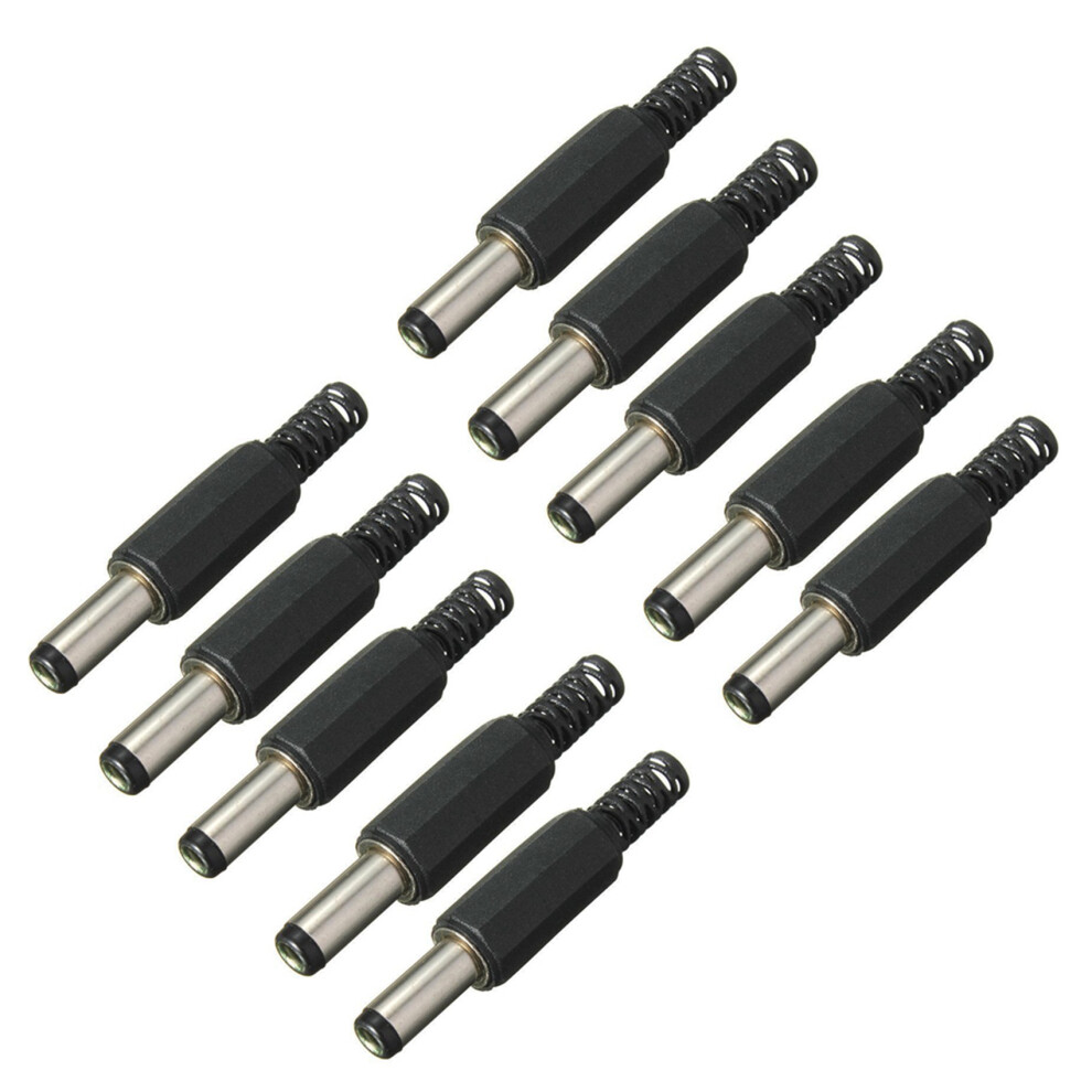 10Pcs 5.5Mm X 2.5Mm Male Jack Power Plug Socket Jack Adapter Adaptor Connector 6033259187318