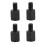 4 PCS motorcycle Mirror Adaptors Converts Clockwise 8MM TO 10MM Black 1