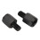 4 PCS motorcycle Mirror Adaptors Converts Clockwise 8MM TO 10MM Black 2