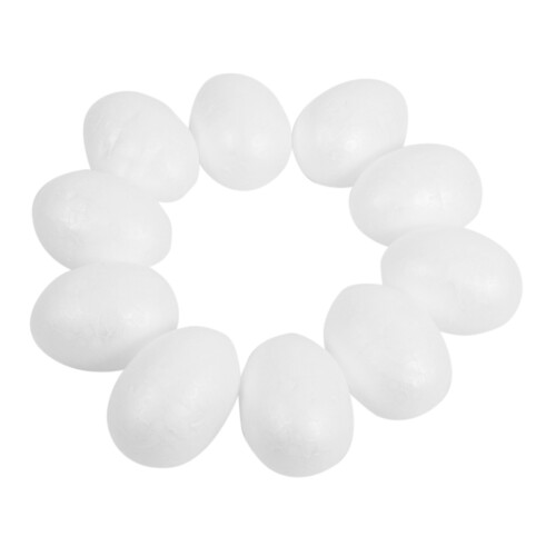 20x  eggs 6 cm white Easter Egg decorative egg for painting or sticking 1