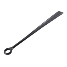 2X 18.5inch Plastic Extra Long Handle Shoe Horn Shoehorn Flexible Easy Sturdy Slip Aid, Black