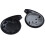 2X 2 Buttons Key case Remote control Key case for  Alarm Fob Without Battery Black 6