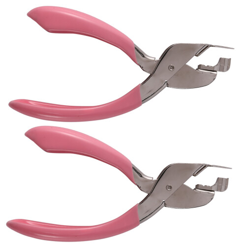 2X Handheld Staple Remover Lifter Opener Spring-loaded Staple Puller for Office School Home Use ()