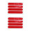 Front Rear Wheel Cover Protective Shell Reflective Sticker for  Max G30 Scooter Accessories 8PCS, Red 1