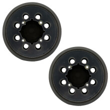 2X Patin de Ponceuse de Remplacement à Crochet et Boucle de 5 Pouces pour Ponceuse à Piste AléAtoire -Fit DWE6421 / 6421K, DWE6423 / 6423K,