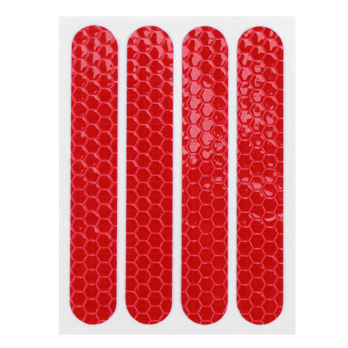Front Rear Wheel Cover Protective Shell Reflective Sticker for  Max G30 Scooter Accessories 8PCS, Red 1