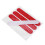 Front Rear Wheel Cover Protective Shell Reflective Sticker for  Max G30 Scooter Accessories 8PCS, Red 3