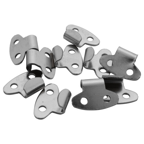 30 pz Cabinet caricato a molla di ferro dritto Loop Toggle  45 mm Lunghezza 1