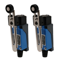 2X Sensor Final de  ME-8108 Rodillo Palanca Momentaneo Giratorio Ajustable