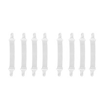 8 Pcs Home White Elastic Mattress Bed Sheet Grippers Clips