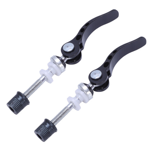 2X Black Bicycle Quick Release  Post Clamp Binder 6 x 55mm Rod