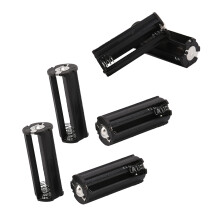 6 Pezzi Nero Porta Batterie per 3 x 1,5 V Batterie AAA Della Torcia Della Torcia