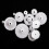 Different Styles White Plastic Gear Set 116 Pcs for RC Toys 5