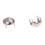 200 Prata Copper Round Cone Rivet Spike Studs Spots DIY Rock Punk 8Mm 3
