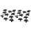 20 Pcs 6 Pins 2 Positions DPDT /  Slide 1