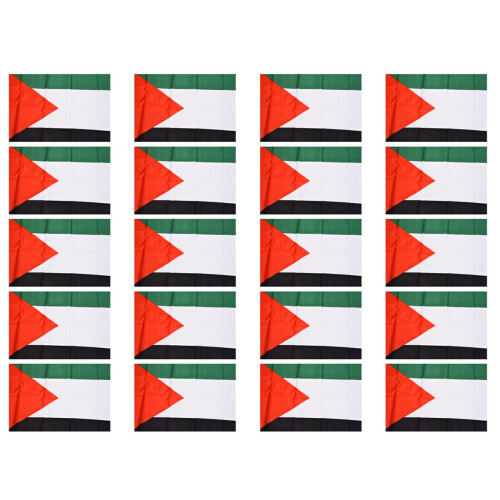 20X Palestine National Flag 5Ft x 3Ft
