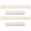 2X White Guitar Parts 6 String Classical Guitar Bone Bridge Saddle and Nut Set 1