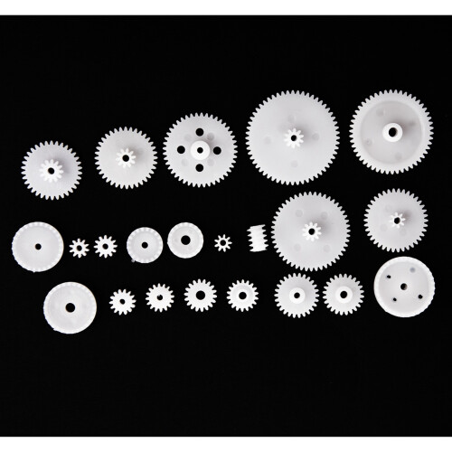 Different Styles White Plastic Gear Set 116 Pcs for RC Toys 2