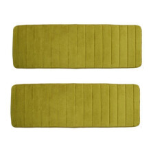 2X 120X40cm Absorbent Nonslip Memory Foam Kitchen Bedroom Door Floor Mat Rug Carpet Olive Drab