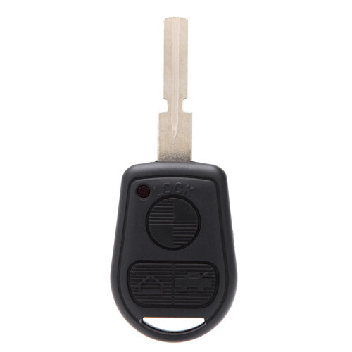 2X Uncut Replacement 3 Button Car Remote Key Keyless Shell Case for  E31 E32 E34 E36 E38 E39 E46 Z3 1